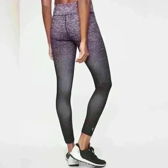 ATHLETA CONTENDER DAZZLE 7/8 TIGHT Rose Verbena Size Small - Picture 1 of 15
